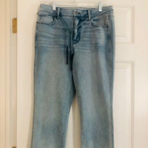 WHBM High Rise Straight Jeans - Size 10